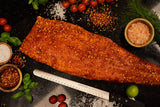 Chili Pepper Marinated Light-Smoked Atlantic Salmon Fillet (1.1-1.4kg)