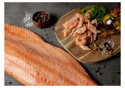 Hot-Smoked Salmon Fillet - Skin On