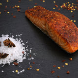Chili Pepper Marinated Light-Smoked Atlantic Salmon Portion (Bake or Grill)