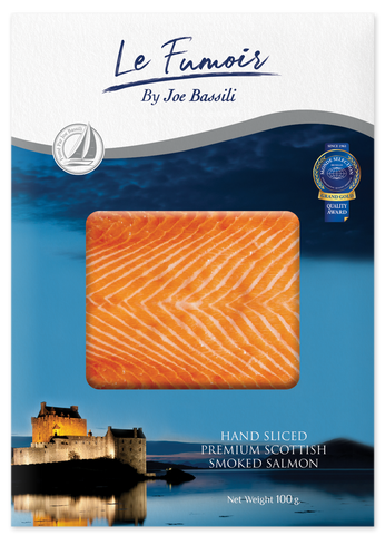 Scottish Hand-Sliced Smoked Salmon D-Cut