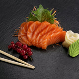 Light-Smoked Salmon Sashimi