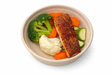 Ready to Eat - Light Smoked Salmon Paprika Portion with Vegetable Bowl - 300g