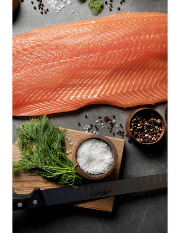 Fresh Organic Norwegian Salmon Fillet Skin On